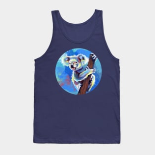 Koala Bear - Colorful Animal Illustration Tank Top